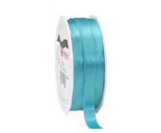 Präsent - SATIN Geschenkband - aquamarin - 25-m-Spule 10 mm
