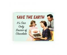 Half Moon Bay Kühlschrank, magnetisch, platzsparend, La Terra `E La Nostra Unica Kieselsteine