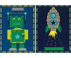 Vervaco Stickkarte für Kinder aus Karton