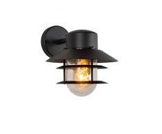 Lucide ZICO - Wandleuchte Außen - Ø 21,8 cm - E27 - IP44 - Schwarz
