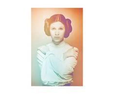 Komar Wandbild Star Wars Classic Icons Color Leia | Kinderzimmer, Jugendzimmer, Dekoration, Kunstdruck | ohne Rahmen | WB096-50x70 | Größe: 50 x 70 cm (Breite x Höhe)