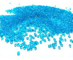 Jane Shop Acryl-Diamanten, 2,5 mm Acrylfarbe, künstliche runde Kristalle, 2,2 cm Tisch-Konfetti-Kristalle für Tischkonfetti, Tischstreuer, Vasenfüller, Partydekoration (10.000 Stück) 2.5 mm champagnerfarben