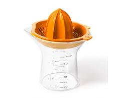 OXO 11263400MLNYK Good Grips Citrus Juicer 2-in-1 Zitruspresse, plastik, Orange