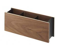 YAMAZAKII Aufbewahrungsbox, Stahl, Braun, One Size