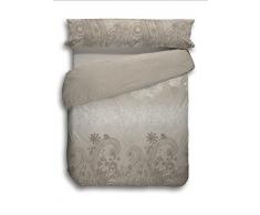 Stilia Naturcare Bettwäsche-Set, 3-teilig, Modell Avila, Beige, für Bett 180 cm