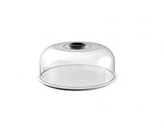 Biesse Casa Kuchenglocke, Tablett mit durchsichtiger Glocke