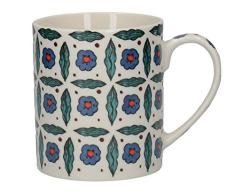 CREATIVE TOPS V A &Iznik Spalier Becher aus feinem Porzellan, Mehrfarbig, Farbe