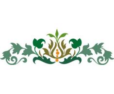 Indigos 4051719761344 Wandtattoo MF361 schÃ¶nes Ornament 80 x 25 cm