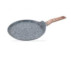 Galileo Casa 2191315 Crêpespfanne, 28 cm, Granit, Grau