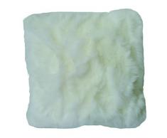 Eskitex Webpelz-Kissen, Weiß