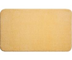 Linea Due Badteppich 100% Polyacryl, ultra soft, rutschfest, ÃKO-TEX-zertifiziert, 5 Jahre Garantie, FANTASTIC, Badematte 80x140 cm, gelb