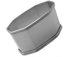 silberkanne Serviettenring Octo L 5,5 cm Silber Plated edel versilbert für Stoffservietten in Premium Verarebeitung