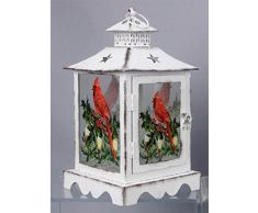 Youngs Metalllaterne mit Vogelmotiv