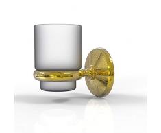 Allied Brass Monte Carlo Collection Zahnputzbecher, Wandmontage, poliertes Messing