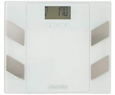 Mesko Personenwaage mit Analysator, Silber-weiß, Mehrfarbig, Einheitsgröße