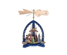 Alexander Taron 1603 Richard Glaesser Pyramide Krippe, 26,7 cm H x 23 cm, Braun