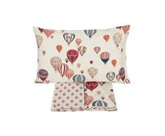 Gabel Bettwäsche-Set für Einzelbett, Blau