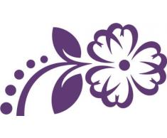 INDIGOS Wandtattoo, Vinyl, violett, 40 x 22 cm