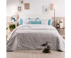 Sancarlos Roland Edredones Bettdecke, Creme/Grau Bett 90 cm grau
