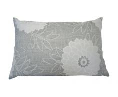 Sauermilch 1412304516 Dahlia Dekokissen, 30 x 45 cm, grau