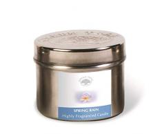 GREEN TREE CANDLE Frühlings-Regen Duftkerze, Weiß