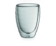 Kela Latte Macchiato Glas, Cesena, 2-tlg, Doppelwandiges Glas, 350 ml, 12412, Transparent