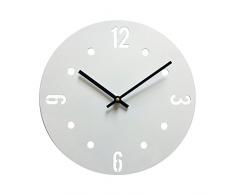Mobili Rebecca Wanduhr Wohnzimmeruhr Metall Rund Wohneinrichtung Haus Büro (Cod. RE6143)