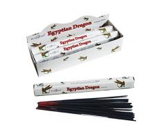 Stamford Ägyptischer Drache Räucherstäbchen, 6 Packungen à 20 Stäbchen