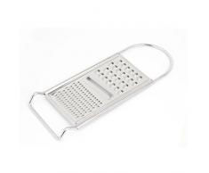 Keraiz Universal Reibe Original für Käse Gemüse Leichte Arbeit, Edelstahl, Silber, 24 x 12 x 12 cm