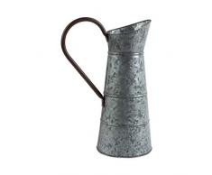 DII Z02274 Bauernhaus aus verzinktem Metall, rustikal 10.25 Wide (Includes Handle) x 16 Tall Krug