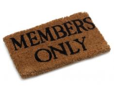 Shoe MAX YH 101055 M Kokos Fussmatte mit Rutschfester Latexunterseite ca. 37 x 22 cm Members only