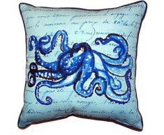 Betsy Drake SN534 Kopfkissen, Oktopus, 30,5 x 30,5 cm