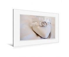 Calvendo Premium Textil-Leinwand 120 cm x 80 cm quer, EIN Motiv aus dem Kalender Emotionale Momente: Unser Hochzeitsjahr. | Wandbild, Bild auf Keilrahmen. Leinwand, Leinwanddruck Menschen Menschen