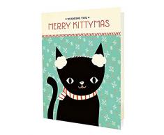 Weihnachtskarten für Weihnachten, Motiv Night Owl, 10 Stück