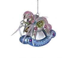 Kurt Adler Glasornament mit S-Haken und Geschenkbox, Baby-Kollektion (Schaukelpferd)