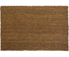 ID matt 406015p Uni Natur Teppich Fußmatte Kokoskernmatratze/PVC Beige 60 x 40 x 1,5 cm