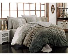 Cotton Box Steppdecke für Einzelbett, 1 Stück 155 x 220 cm Beige Brown Ecru