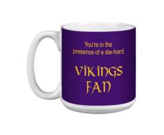 Tree-Free Greetings XM28125 Jumbo-Tasse, Motiv Vikings Football Fan, 570 ml