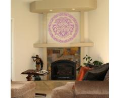 INDIGOS 4052166046923 Wandtattoo w277 Ornament, Orient Wandaufkleber 120 x 119 cm, violett
