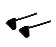 Chef Craft 21702 Kaffeelöffel, Einheitsgröße, Schwarz