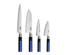 Monix Solid + 4-teiliges japanisches Messer-Set aus hochwertigem Edelstahl