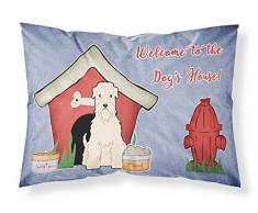 Caroline s Treasures bb2815pillowcase Hund House Collection Soft Coated Wheaten Terrier Stoff Kissenbezüge, Standard, Multicolor