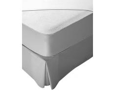 Pikolin Home Matratzenschoner, Frottee, für Kinderbett, 100% Baumwolle, wasserdicht und atmungsaktiv 160 x 190/200 cm weiß