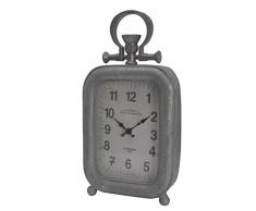 AB A & B 17,8 x 7,6 x 34,3 cm Tisch Uhr, Grau, horizontale