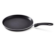 Kitchen Fun Salsa Crêpepfanne 24 cm, Aluminium, Schwarz