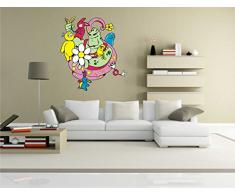 Indigos KAR-Wall-clm008-70 Wandtattoo fÃ¼rs Kinderzimmer clm008 - Lustige kleine Monster - Heftigen Riesen - Wandaufkleber 70 x 78 cm