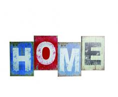 Out of the blue Wandschild, Motiv Home, Mehrfarbig