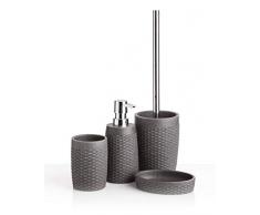 TATAY 6370001 - Seifenschale Aus Hochwertigem Polyresin, Nest Kollektion, Graue Farbe