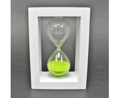 Max & Co colormax Holz 30 Minuten Sanduhr Sand Timer (HITE grün Sand)