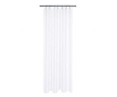 Barossa Design Stoff Duschvorhang Waffel 42Wx84L(Stall) weiß